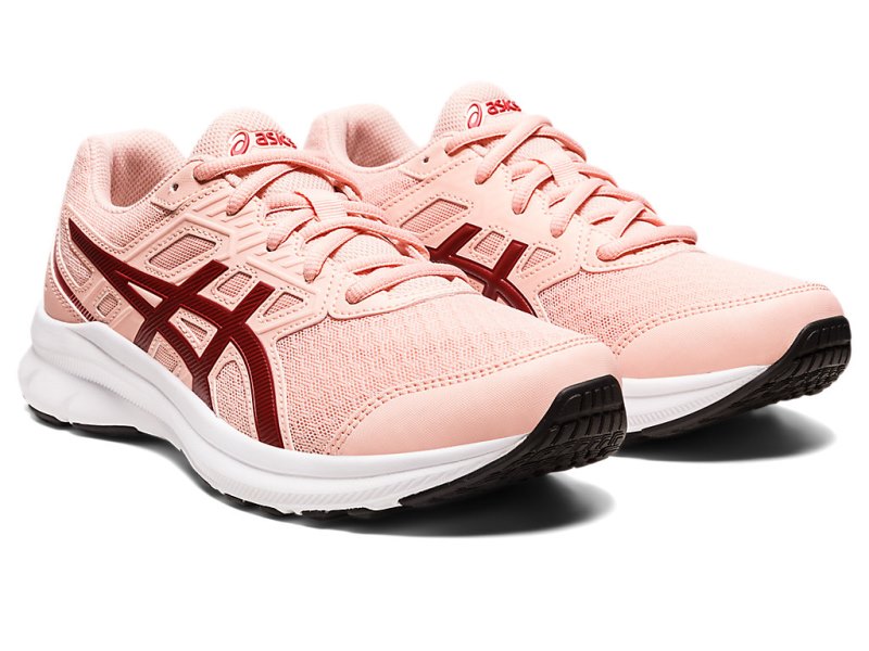 Women's Asics Jolt 3 Running Shoes Frosted Rose/Cranberry Canada | CA0222-793