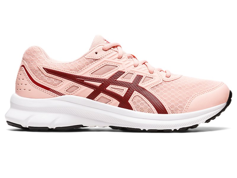 Women\'s Asics Jolt 3 Running Shoes Frosted Rose/Cranberry Canada | CA0222-793