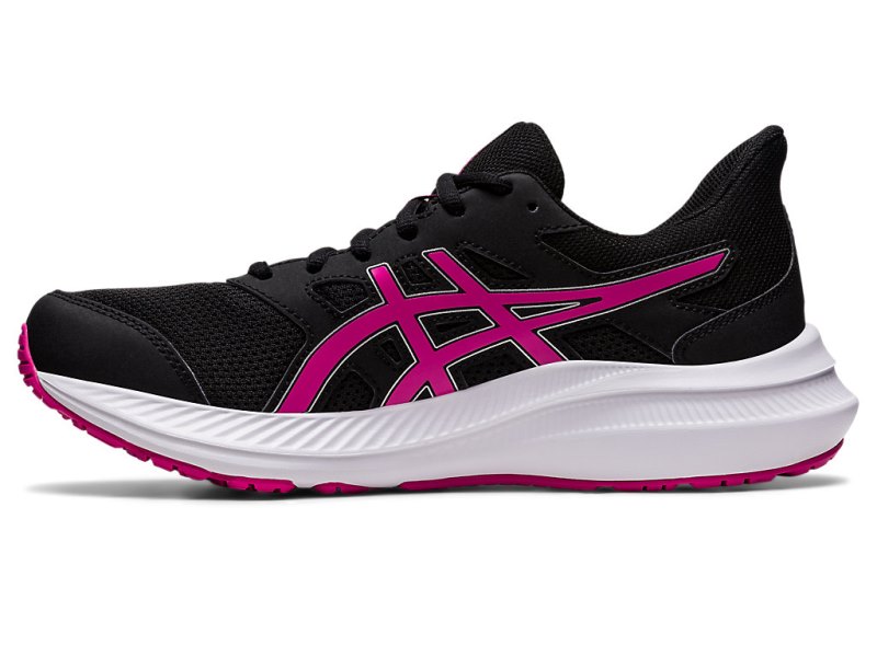 Women's Asics Jolt 4 Running Shoes Black/Pink Rave Canada | CA1081-427