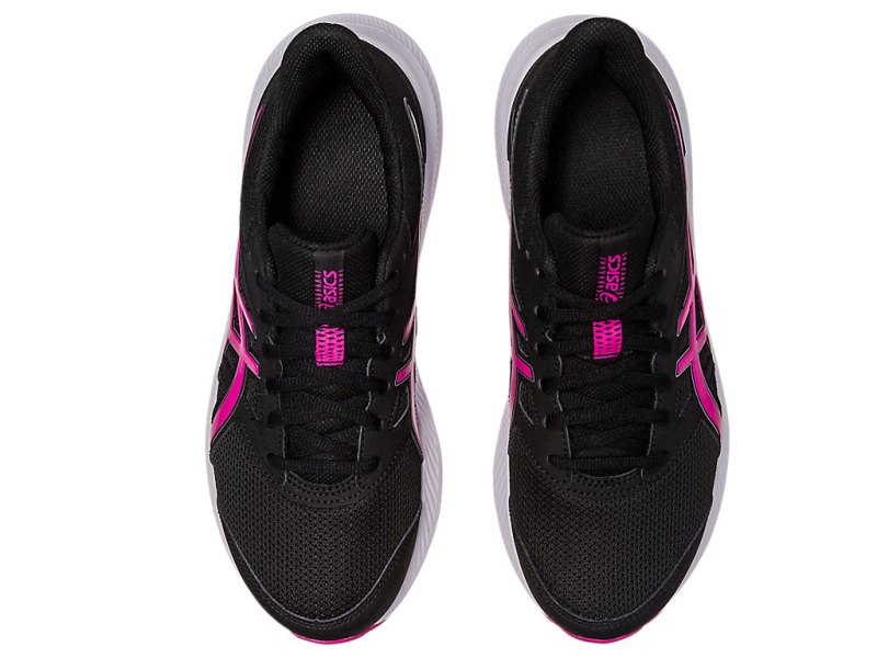 Women's Asics Jolt 4 Running Shoes Black/Pink Rave Canada | CA1081-427