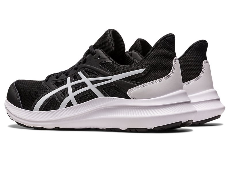 Women's Asics Jolt 4 Running Shoes Black/White Canada | CA6677-303