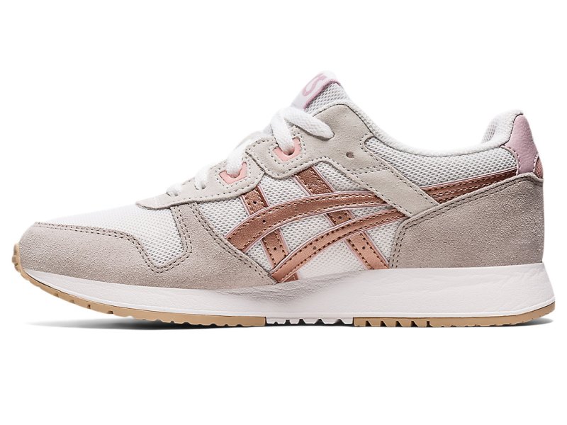 Women's Asics Lyte Classic Sneakers White/Rose Gold Canada | CA9473-619