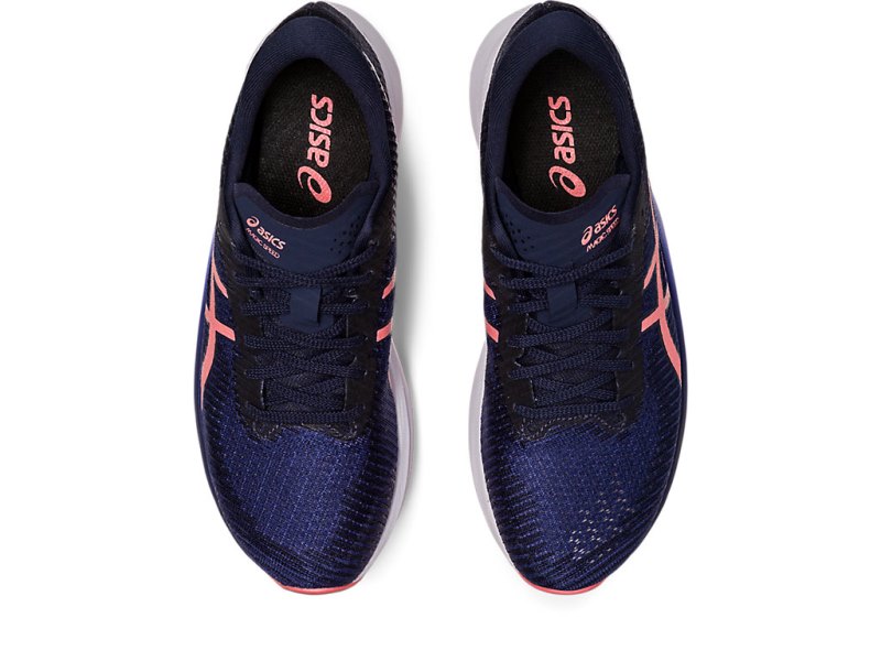 Women's Asics Magic Speed 2 Running Shoes Indigo Blue/Papaya Canada | CA2194-764