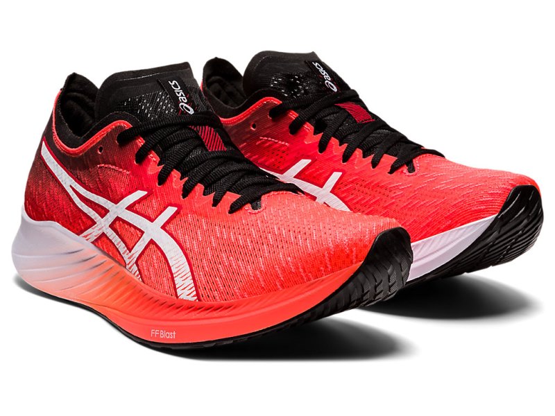 Women's Asics Magic Speed Running Shoes Sunrise Red/White Canada | CA5662-981