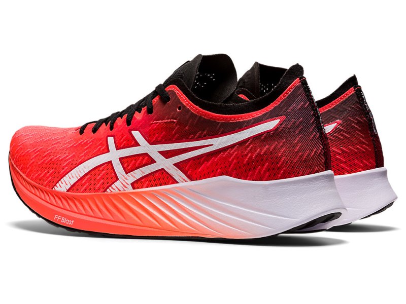 Women's Asics Magic Speed Running Shoes Sunrise Red/White Canada | CA5662-981