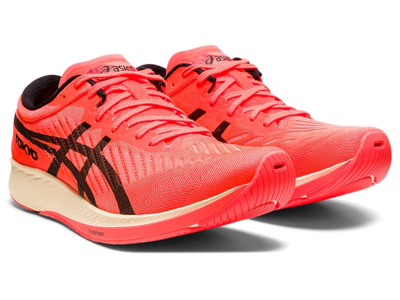 Women's Asics MetarACEr Tokyo Running Shoes Sunrise Red/Black Canada | CA9034-880