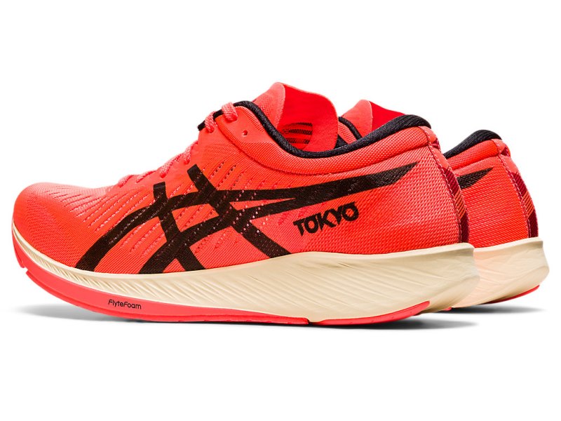 Women's Asics MetarACEr Tokyo Running Shoes Sunrise Red/Black Canada | CA9034-880