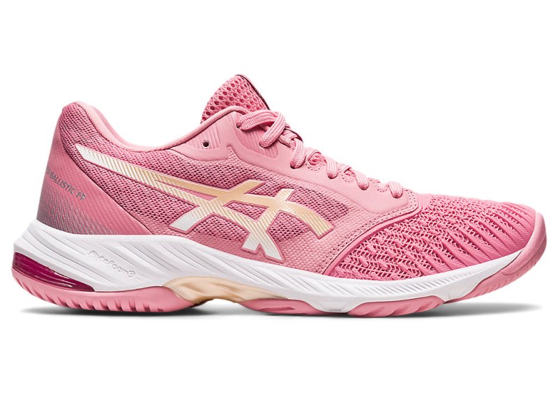 Women\'s Asics Netburner Ballistic FF 3 Volleyball Shoes Fruit Punch/Champagne Canada | CA0781-696