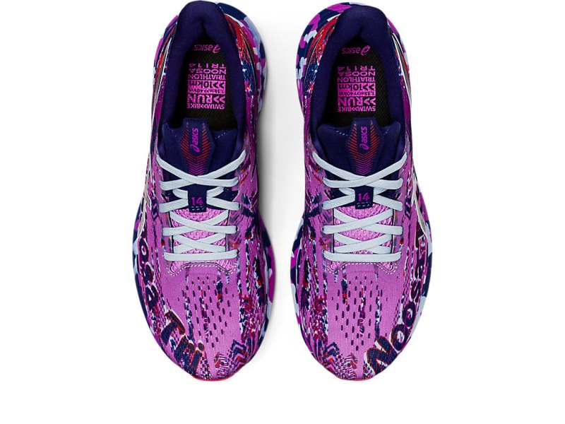 Women's Asics Noosa Tri 14 Running Shoes Lavender Glow/Soft Sky Canada | CA2644-667