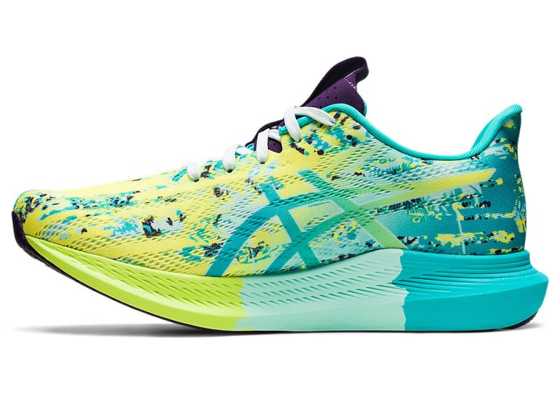 Women's Asics Noosa Tri 14 Running Shoes Safety Yellow/Soothing Sea Canada | CA5068-302