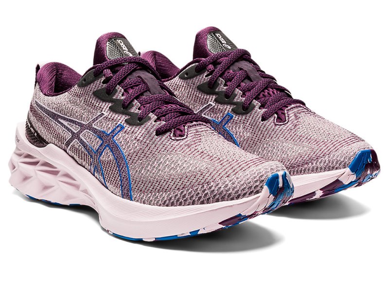 Women's Asics Novablast 2 LE Running Shoes Deep Plum/Barely Rose Canada | CA3269-181