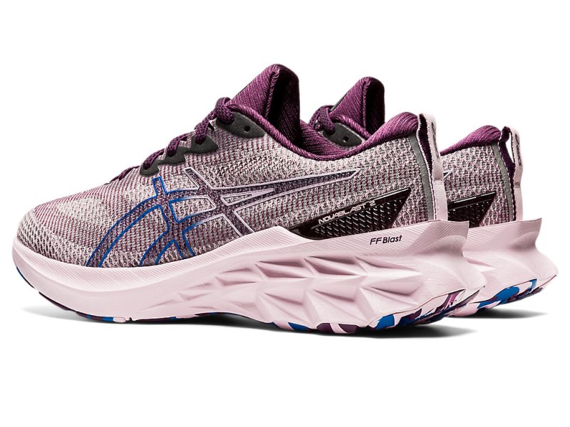 Women's Asics Novablast 2 LE Running Shoes Deep Plum/Barely Rose Canada | CA3269-181