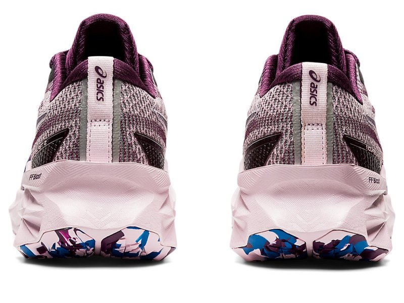 Women's Asics Novablast 2 LE Running Shoes Deep Plum/Barely Rose Canada | CA3269-181