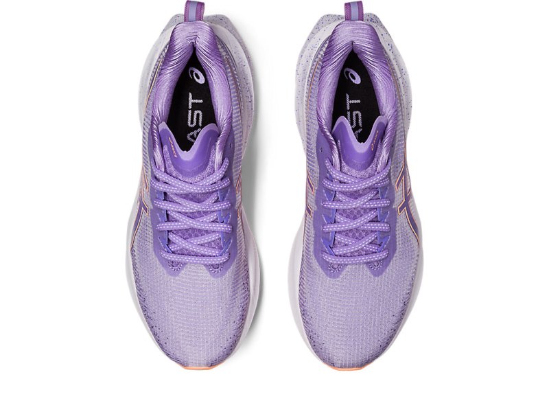 Women's Asics Novablast 3 LE Running Shoes Digital Violet/Summer Dune Canada | CA2752-346