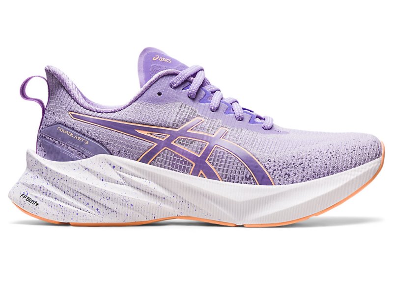 Women\'s Asics Novablast 3 LE Running Shoes Digital Violet/Summer Dune Canada | CA2752-346