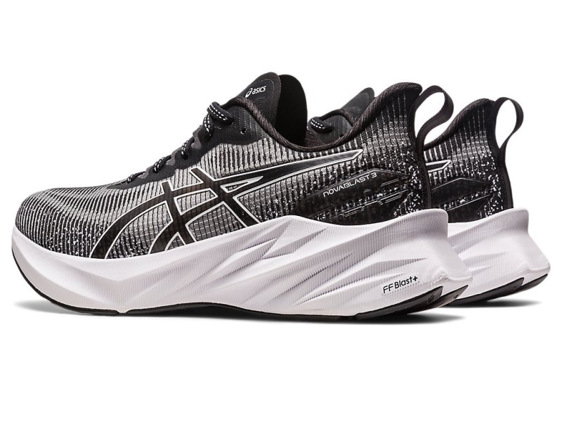 Women's Asics Novablast 3 LE Running Shoes White/Black Canada | CA8139-379