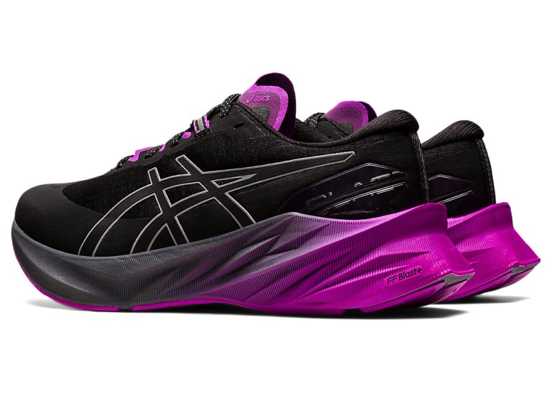 Women's Asics Novablast 3 Lite-show Running Shoes Black/Orchid Canada | CA0069-074