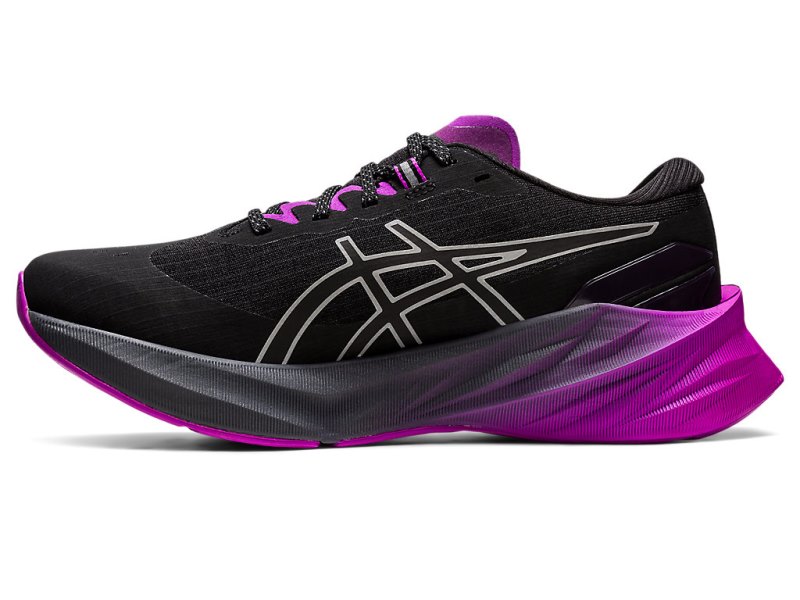 Women's Asics Novablast 3 Lite-show Running Shoes Black/Orchid Canada | CA0069-074