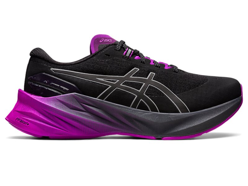 Women\'s Asics Novablast 3 Lite-show Running Shoes Black/Orchid Canada | CA0069-074