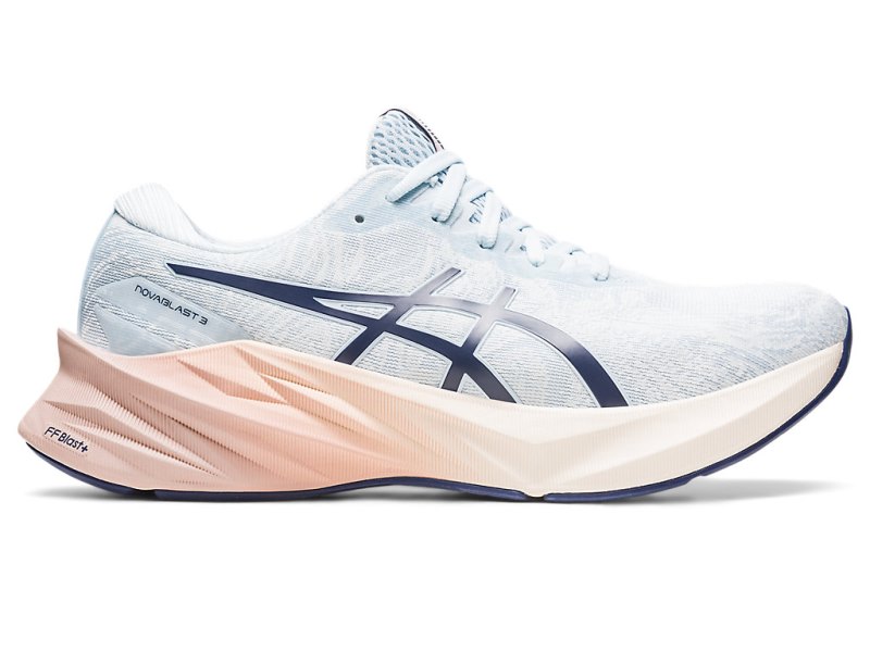 Women\'s Asics Novablast 3 Nagino Running Shoes Sky/Cream Canada | CA6472-711