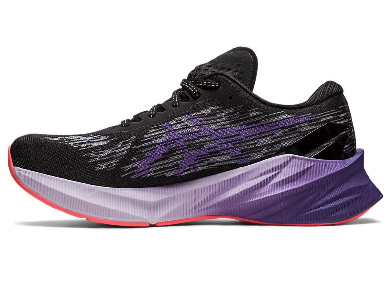 Women's Asics Novablast 3 Running Shoes Black/Dusty Purple Canada | CA1204-116