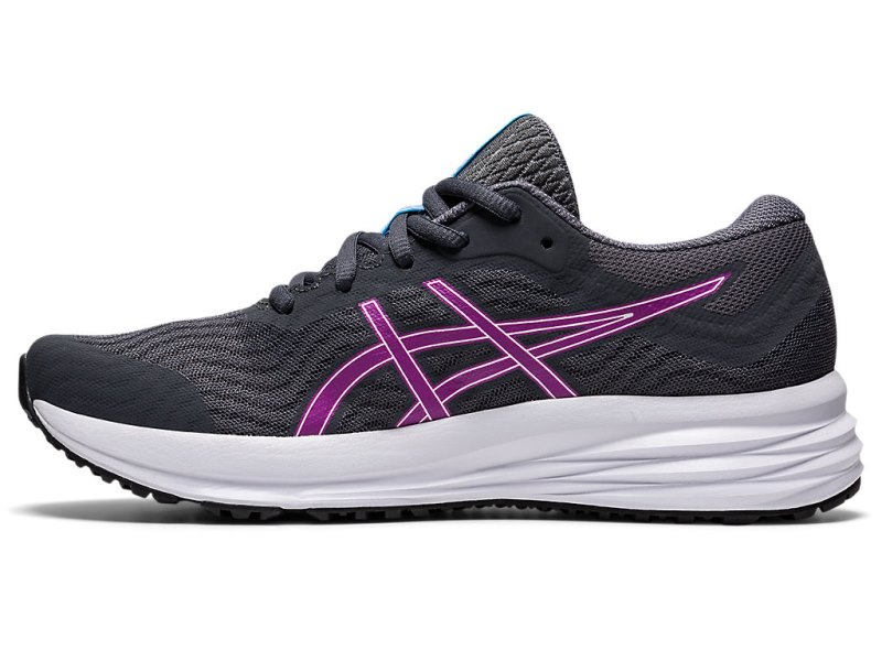 Women's Asics Patriot 12 Running Shoes Carrier Grey/Digital Grape Canada | CA5866-116