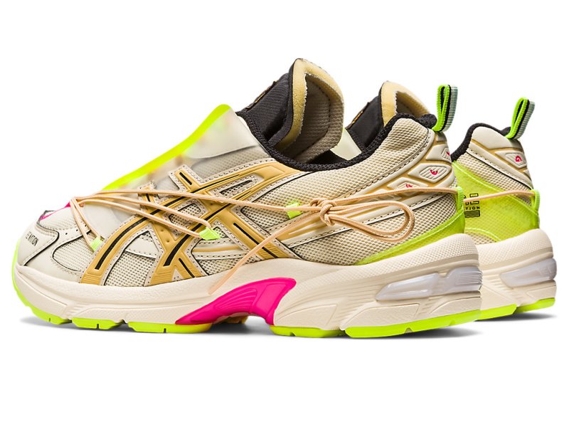 Women's Asics Pe Nation X Gel-1130 Sneakers Cream/Paper Bag Canada | CA7334-292