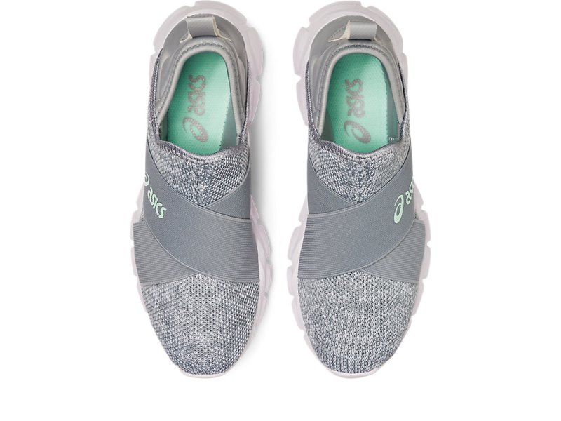 Women's Asics Quantum Lyte Slip-on Sneakers Piedmont Grey/Piedmont Grey Canada | CA2267-110