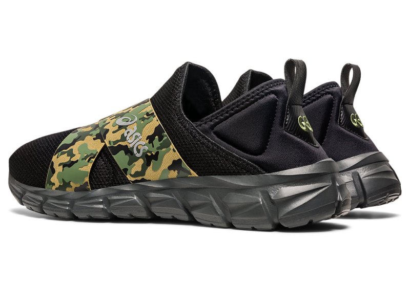 Women's Asics Quantum Lyte Slip-on Sneakers Black/Camo Canada | CA2913-321