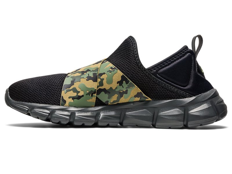 Women's Asics Quantum Lyte Slip-on Sneakers Black/Camo Canada | CA2913-321