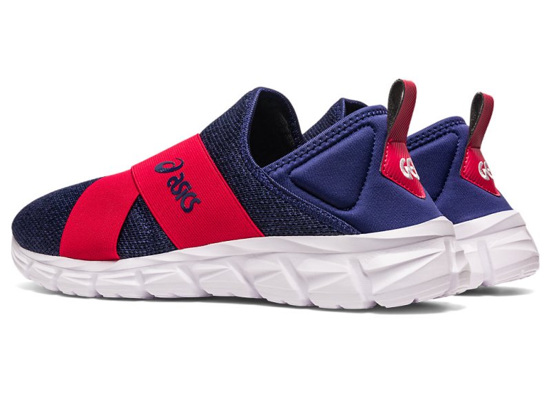 Women's Asics Quantum Lyte Slip-on Sneakers Indigo Blue/Speed Red Canada | CA5634-082