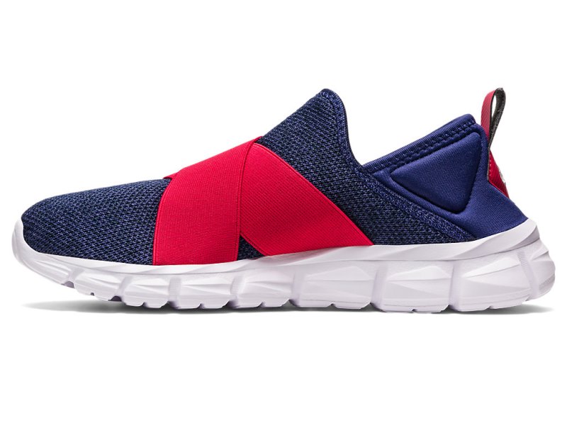 Women's Asics Quantum Lyte Slip-on Sneakers Indigo Blue/Speed Red Canada | CA5634-082