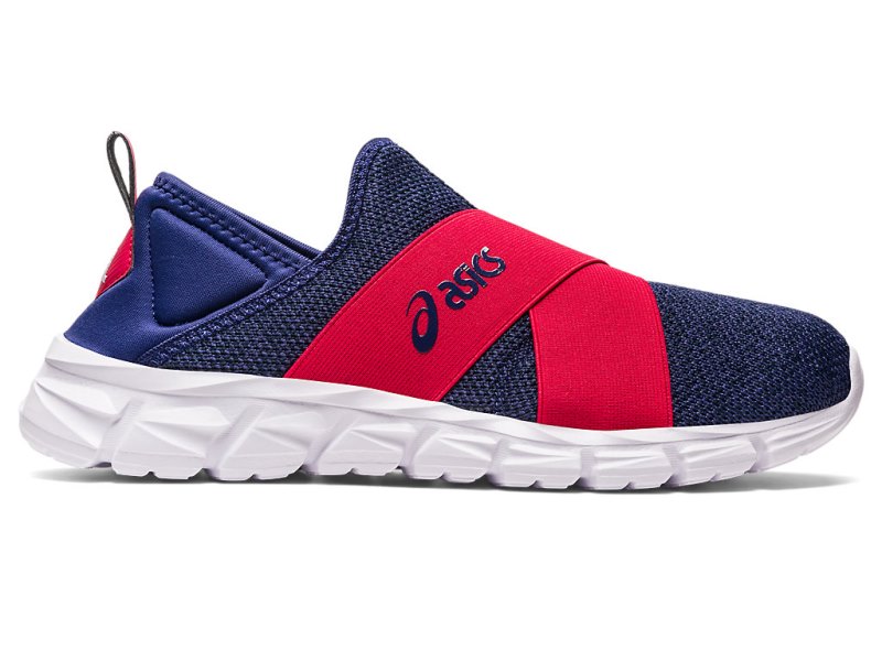 Women\'s Asics Quantum Lyte Slip-on Sneakers Indigo Blue/Speed Red Canada | CA5634-082