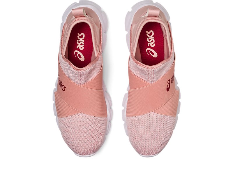 Women's Asics Quantum Lyte Slip-on Sneakers Frosted Rose/Frosted Rose Canada | CA9838-033