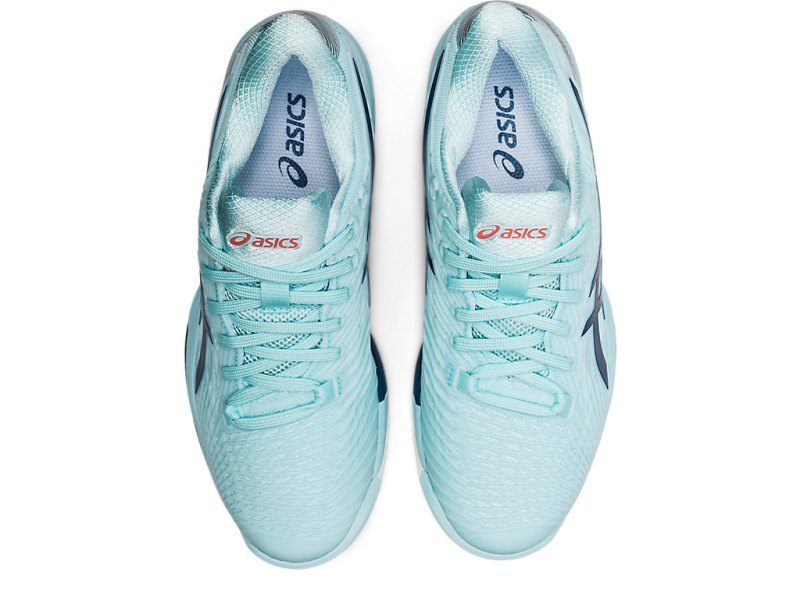 Women's Asics Solution Speed FF 2 Clay Tennis Shoes Clear Blue/Light Indigo Canada | CA6374-294