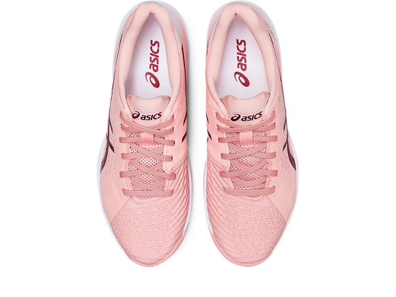 Women's Asics Solution Swift FF Tennis Shoes Frosted Rose/Cranberry Canada | CA8222-615