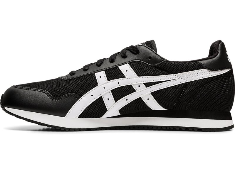 Women's Asics Tiger Runner Sneakers Black/White Canada | CA3251-524