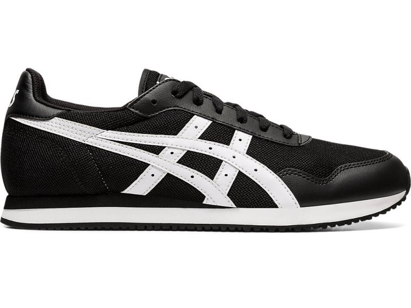 Women\'s Asics Tiger Runner Sneakers Black/White Canada | CA3251-524