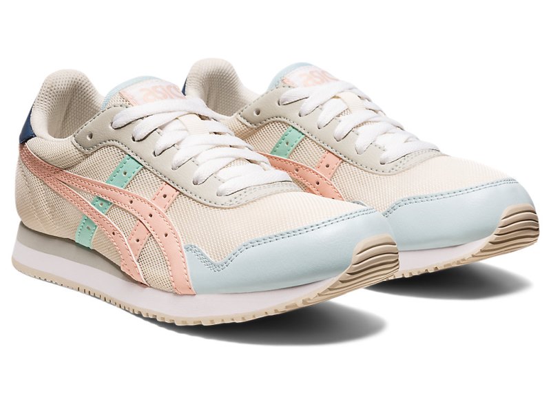 Women's Asics Tiger Runner Sneakers Cream/Breeze Canada | CA3648-304