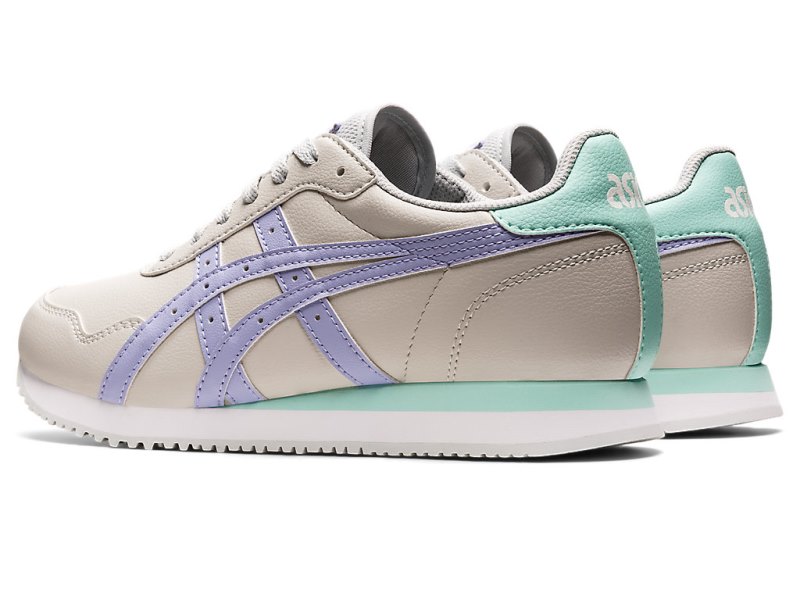 Women's Asics Tiger Runner Sneakers Glacier Grey/Vapor Canada | CA4078-652