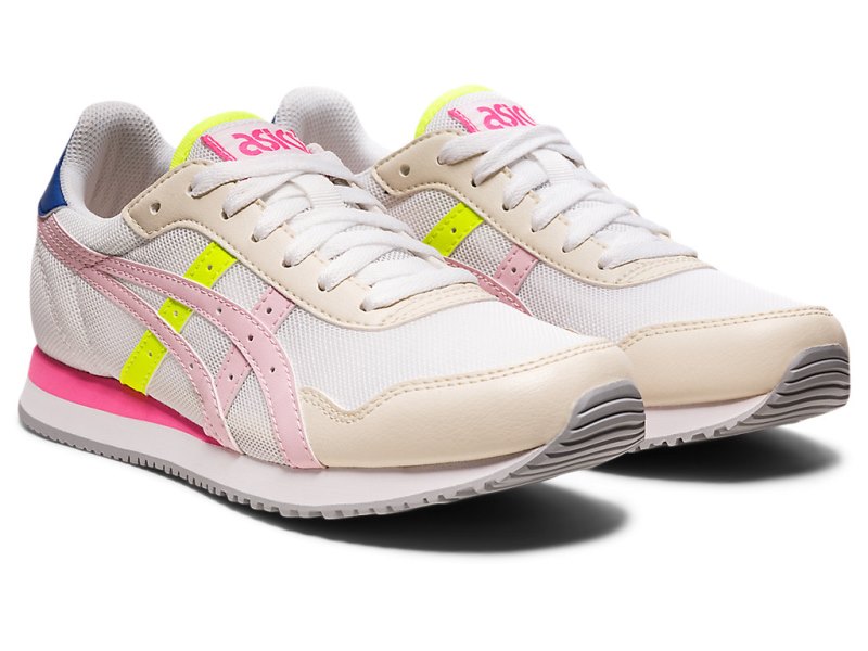 Women's Asics Tiger Runner Sneakers White/Cotton Candy Canada | CA0408-807