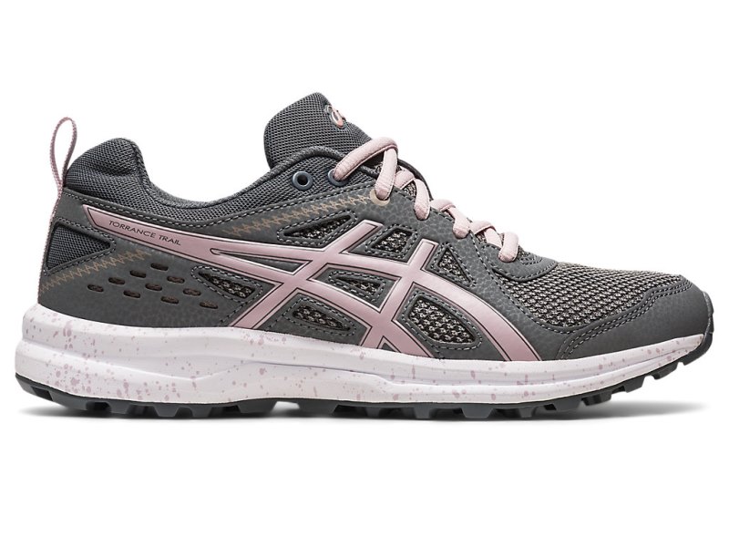 Women\'s Asics Torrance Trail Sneakers Steel Grey/Watershed Rose Canada | CA8471-902