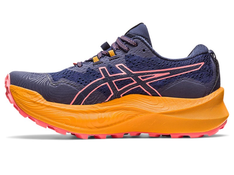 Women's Asics Trabuco Max 2 Running Shoes Midnight/Papaya Canada | CA4062-236