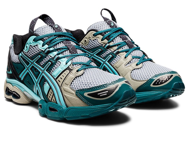 Women's Asics Ub3-s Gel-nimbus 9 Sneakers Piedmont Grey/Aruba Blue Canada | CA6801-595