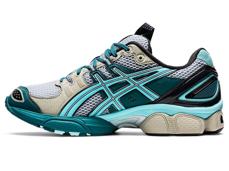 Women's Asics Ub3-s Gel-nimbus 9 Sneakers Piedmont Grey/Aruba Blue Canada | CA6801-595