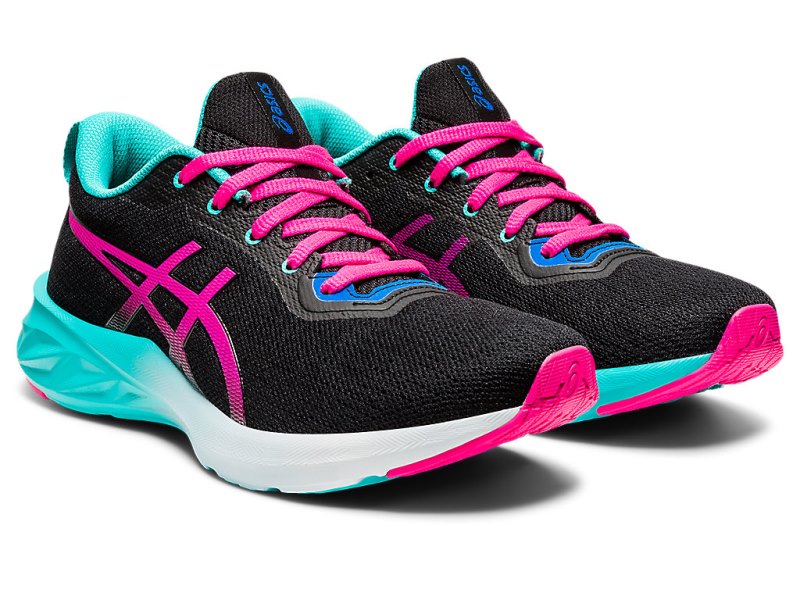 Women's Asics Versablast 2 Running Shoes Black/Pink Glo Canada | CA2609-360