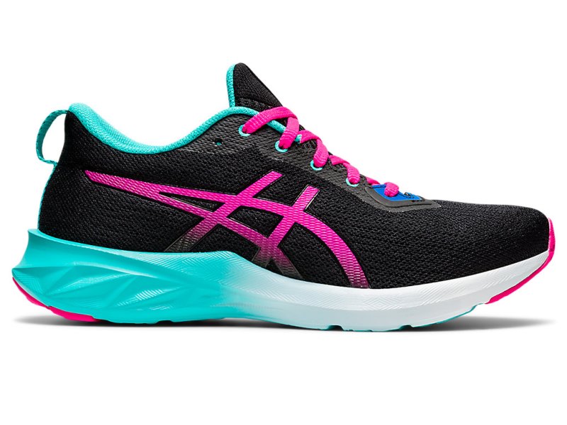 Women\'s Asics Versablast 2 Running Shoes Black/Pink Glo Canada | CA2609-360